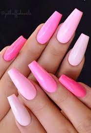The Monochromatic Mani Is Taking Over Instagram Here S How To Get It Pink Acrylic Nails Light Pink Nails Pink Nails
