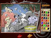 Coloring this cute like dog from 101 dalmatians movie. 101 Dalmatians Online Coloring Page Game Play Online At Y8 Com