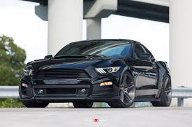 Menacing 2015 Roush Mustang With Vossen Wheels Gtspirit Roush Mustang 2015 Roush Mustang Ford Mustang Gt