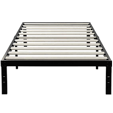 Amazon Com Ziyoo 14 Inch Wooden Slats Platform Bed Frame 3500lbs Heavy Duty Strengthen Support Mattress Fo Platform Bed Frame Twin Xl Bed Frame Wooden Slats