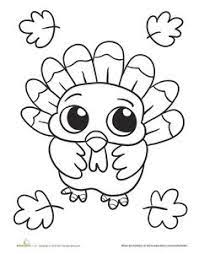 Color in this cute turkey coloring page after the thanksgiving dinner table is set. Coloring Pages