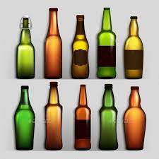 Beer Bottles Set Vector Beer Bottle Bottle Wine Bottle Trees