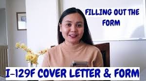 I 129f Cover Letter Filling Out I 129f Form K1 Visa Youtube