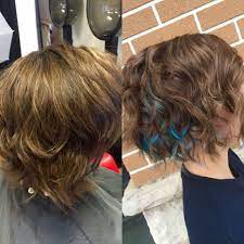 Peekaboo Blue Blue Hair Bob Short Hair Pravana Bob Hairstyles Short Hair Styles Hair