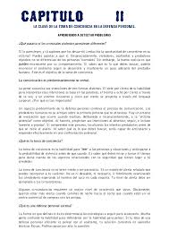 Los walker están pasando por un período de adaptación. Capitulo 11 La Clave De La Toma De Conciencia En La Defensa Personal