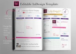 Weekly Calendar Indesign Template Indesign Templates Indesign Calendar Template