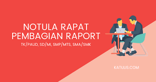 We did not find results for: 2 Contoh Notulen Rapat Pembagian Raport Semua Jenjang Katulis
