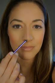 To contour your nose, you can either use a contour stick in a shade that's about three to four times darker than your regular skin tone or a darker liquid foundation. Beauty Tip Tuesday Nose Contouring