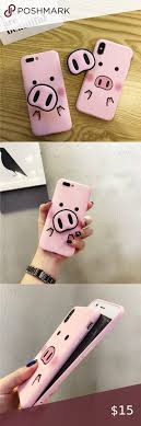 Cartoon Pig Iphone Case With Popsocket And Lanyard Iphone Cases Phone Case Accessories Popsockets
