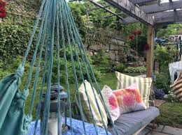 He called this installation equillibrium. Hammock Swings Around The Fire Pit Picture Of Changing Tides Bed And Breakfast Rockport Tripadvisor