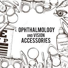 Set Of Medical Optometry Accessory For Correct Vision Contact