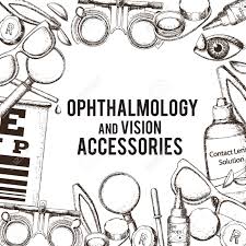 set of medical optometry accessory for correct vision contact