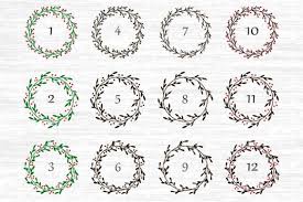 Download Christmas Wreath Svg Graphic By Magicartlab Creative Fabrica Christmas Wreaths Christmas Wreath Craft Christmas Svg PSD Mockup Templates