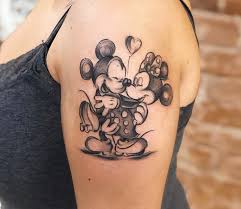 Find more piercing near micky's tattooing. Mickey And Minnie Mouse Tattoo By Lukash Tattoo Post 31147