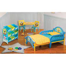 Nickelodeon Spongebob Room In A Box Bundle Walmart Com Toddler Bed Set Kids Room Bed Toddler Bed