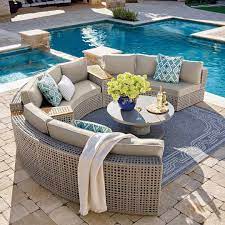 Frontgate On Instagram Summer Is Calling And So Is Our Pasadena Seating Link In Profile To Sh Outdoor Wicker Outdoor Furniture Sets Sunbrella Cushions