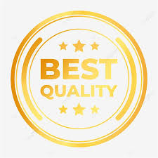 Best Quality Label With Gold Stripe Badge Guarantee Golden Png And Vector With Transparent Background For Free Download