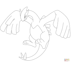 You can teach them the basics of coloring and even make some money doing so with the activity's proceeds. Legendary Pokemon Coloring Pages Elegant Legendary Pokemon Lugia My Art Work Pokemon Lugia Pokemon Coloring Pages Coloring Pages