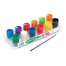 Exterior flat paints sometimes have vinyl mixed in to make them more durable. Poster Paint Pots Baker Ross