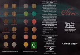 Colour Charts Jax Oleum