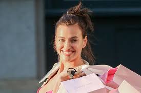 Russian model irina shayk presents a creation during the 2016 victoria's secret fashion show at the grand palais in paris on november 30, 2016. Irina Shayk Models A 2000s Slip Dress Loafers For Victoria S Secret Footwear News
