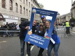 In Pics South Africans In London Take To The Voting Polls