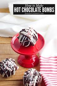 Hot Chocolate Bombs Are Filled With Delicious Mini Marshmallows Hot Cocoa Mix And Crushed Peppermints The Chocolate Bomb Hot Chocolate Homemade Hot Chocolate