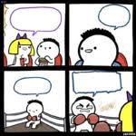 Meme Generator Boxing Girlfriend Comic Blank Template Newfa Stuff
