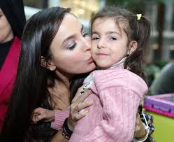 Leyla Aliyeva meets with children suffering from ichthyosis, epidermolysis  bullosa and immunodeficiency