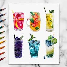 Art Collab Polychromos Drawing Prismacolor Artnfly Markers Drink Rainbow Drinks Prismacolor Young Artist