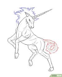 Then draw the snout of the unicorn. 3 Ways To Draw A Unicorn Wikihow