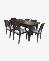 Solid wooden frame with mdf & processed wood is used to ensure product's durability. Buy Wooden Dining Table Online Hatim Furniture