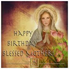 Happy Birthday Card For Mother Mary Pin By Paul Samala On Mother Mary In 2020 Blessed Mother Happy Birthday Mama Mary Blessed Mother Mary