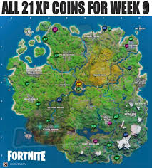 This means that players are currently unable to make any progress on the gold is the greatest punch card, which was added to fortnite with the. All 21 Xp Coins For Week 9 Fortnite Chapter 2 Season 2 Gold Purple Blue And Green Fortnitebr