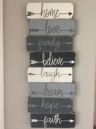 Personalized Arrow Word Wood Signs Ideas For Your Home 14 Diy Wood Signs Handmade Home Diy Signs
