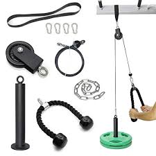 This video covers a do it yourself way of building a tricep pulldown mounted on to a power rack / cage. Best Home Gym Pulley System 2021 Cable Pulley Systems