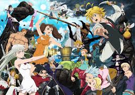 After saving the kingdom of liones from the 10 commandments, meliodas and the seven deadly sins are enjoying their time off. 12 Nanatsu No Taizai Kamigami No Gekirin 16 Vostfr Gif Anime Lovers