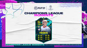Forsberg sports an astounding 88 dribbling, 88 passing, 85 shooting, and 83 pace. How To Complete Ucl Moments Forsberg Sbc In Fifa 21 Ultimate Team Dot Esports