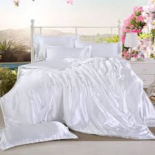 Indian black & white bedding quilt duvet cover bohemian queen size comforter set. Solid Bedlinen Silk Satin Duvet Cover Black White Bedding Sets 3 4pcs Twin Queen King Size Pure Color Bed Sheet Pillowcase39 Bedding Sets Aliexpress
