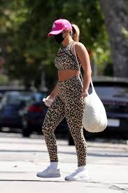 1921 preston road suite 2014 plano, tx 75093. Addison Rae In A Leopard Print Yoga Outfit In West Hollywood 24 Gotceleb