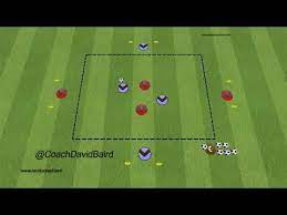 4v2 Possession To Shoot Youtube Football Training Drills Exercise Football Training