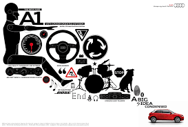 Abstract Creativity Online Car Print Ads Print Ads Audi A1