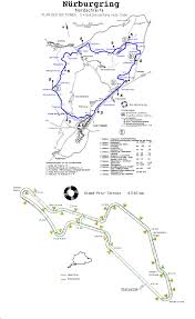 Hier darf jede straßenzugelassene fahrzeug teilnehmen. Nurburgring Map Nurburgring Nurburgring Nordschleife Rennsport