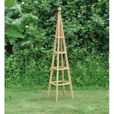 How to build a wooden garden obelisk. Selections Set Of 4 Metal Garden Obelisks Plant Cages Supports Raised Beds Support Structures Umoonproductions Com