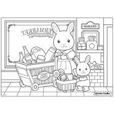 Ausmalbilder Sylvanian Families
