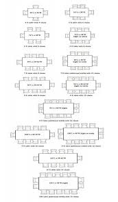Table Sizes And Seating Looks Like A Table Seating 4 At Each Side Could Be 96 To 120 Inches Long For Tablecloth Planning Purposes Wedding Table Layouts Dining Table Dimensions Dining Table Sizes