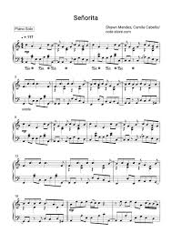Latin & tango piano compilation. Shawn Mendes Camila Cabello Senorita Sheet Music For Piano Download Piano Solo Sku Pso0016875 At Note Store Com