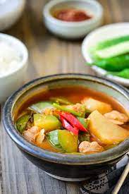 Gochujang Jjigae Gochujang Stew With Zucchini Gochujang Dinner Appetizers Soup Appetizers