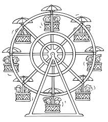 Ferris Wheel Mandala Coloring Pages Coloring Pages Mandala Coloring