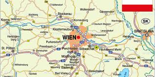 Österreich karte mit über 100 sehenswürdigkeiten. Karte Von Wien Region Region In Osterreich Welt Atlas De